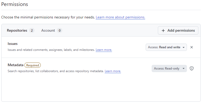 Issues at “Access: Read and write” — Read-only cannot open an issue